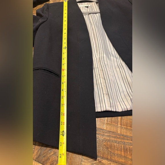 Tahari Arthur S Levine Women's Dark Navy Blazer Jacket Tahari ASL Size:8 - Picture 15 of 16